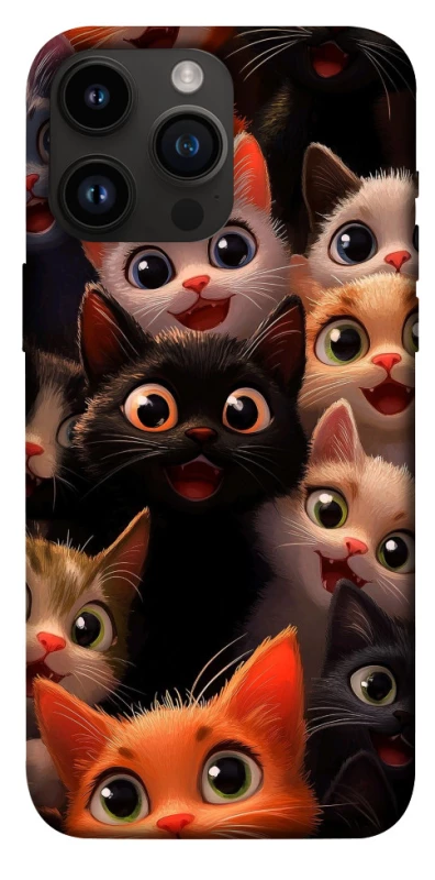 Чохол на Apple iPhone 14 Pro Max (6.7") happy cats фото 1 з 1