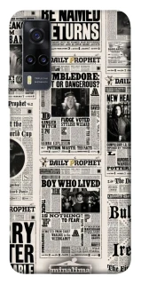 Чехол на Vivo Y31 Harry Potter newspaper фото 1 из 1