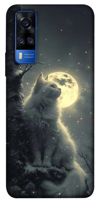 Чохол на Vivo Y51a Кіт під місяцем фото 1 з 1