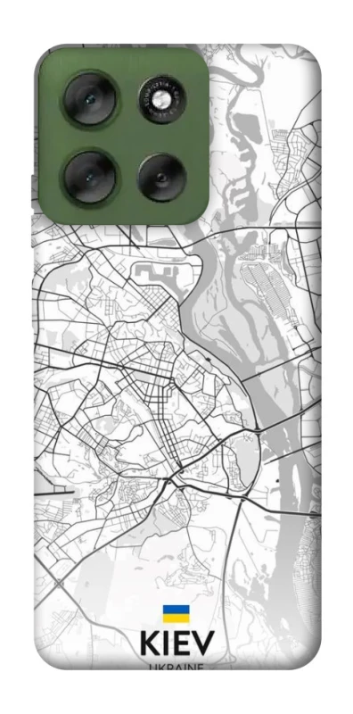 Чохол на Motorola Moto G56 5G Kiev white map фото 1 з 1