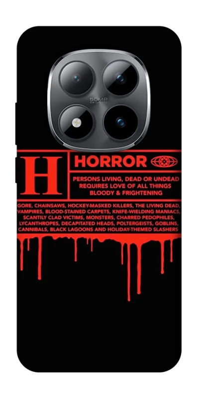 Чехол на Xiaomi Redmi Note 15 Pro 5G Horror Halloween фото 1 из 1