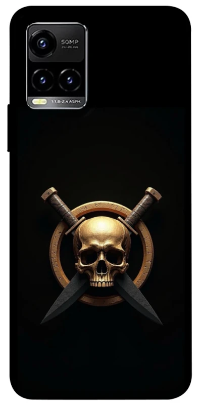 Чохол на Vivo Y21 / Y33s Golden Skull фото 1 з 1