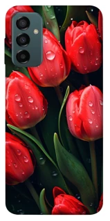Чохол на Samsung Galaxy M13 4G Червоні тюльпани фото 1 Чохол на Samsung Galaxy M13 4G Червоні тюльпани фото 1 з 1