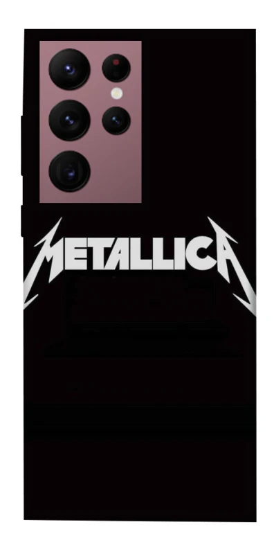 Чехол на Samsung Galaxy S22 Ultra Metallica logo фото 1 Чехол на Samsung Galaxy S22 Ultra Metallica logo фото 1 из 1