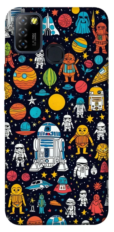 Чохол на Infinix Hot 10 Lite Star Wars background ver.2 фото 1 з 1