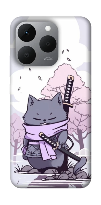 Чехол на Realme 15T Samurai cat фото 1 из 1