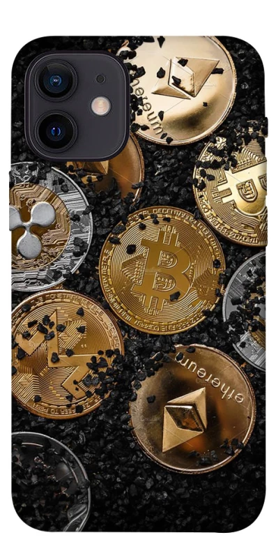 Чехол на Apple iPhone 12 mini (5.4") Many coins v2 фото 1 из 1