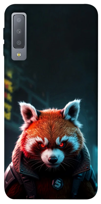 Чохол на Samsung A750 Galaxy A7 (2018) Cyber Red Panda фото 1 з 1