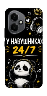 Чехол на Honor 400 У навушниках 24/7 фото 1 из 1