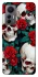 Чохол на Xiaomi 12 Lite skull and rose фото 1 з 1