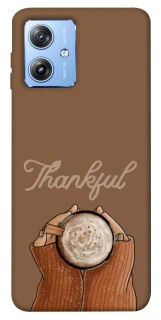 Чехол на Motorola Moto G84 Thankful coffee фото 1 из 1