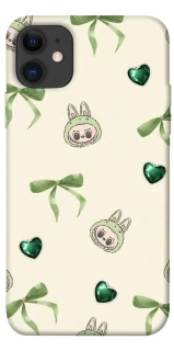 Чехол на Apple iPhone 11 (6.1") Labubu Green Heart фото 1 из 1