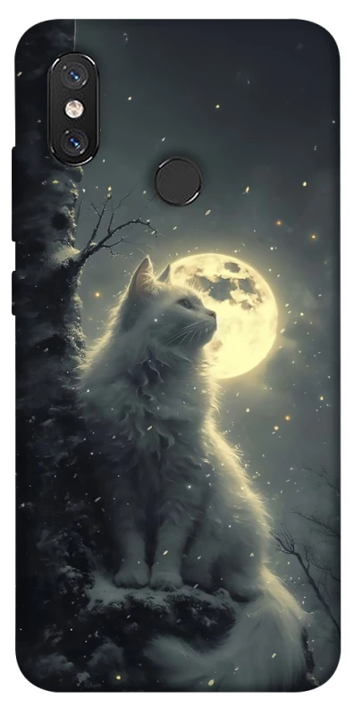 Чехол на Xiaomi Mi 8 Кот под луной фото 1 из 1