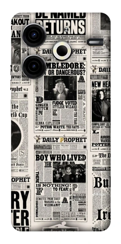 Чохол на TECNO Pova 6 Neo (LI6) Harry Potter newspaper фото 1 з 1