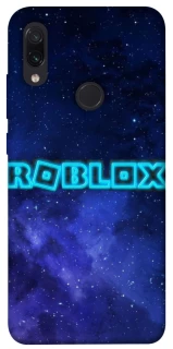 Чохол на Xiaomi Redmi Note 7 / Note 7 Pro / Note 7s Roblox Space Logo Blue фото 1 з 1