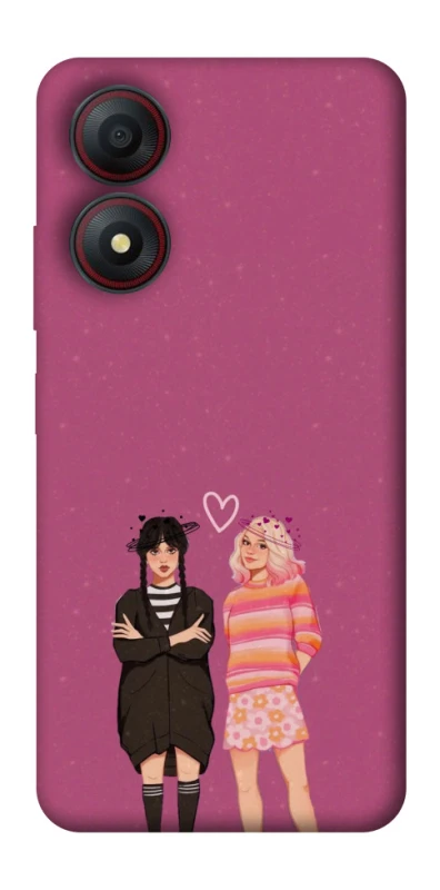 Чохол на ZTE Blade A34 4G Raven & Rainbow Wednesday фото 1 з 1