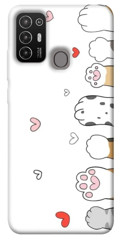 Чехол на ZTE Blade A52 Paws фото 1 из 1