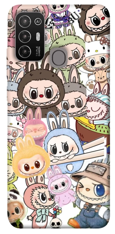 Чохол на ZTE Blade A52 All Labubus фото 1 з 1