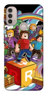 Чехол на Motorola Moto E40 Roblox family фото 1 из 1