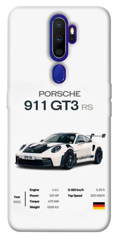 Чехол на Oppo A5 (2020) / Oppo A9 (2020) Porsche 911 GT3 фото 1 из 1