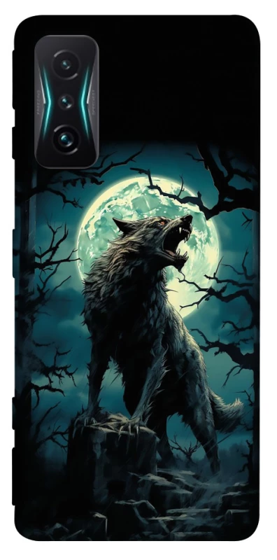 Чехол на Xiaomi Redmi K50 Gaming Волк под луной фото 1 из 1