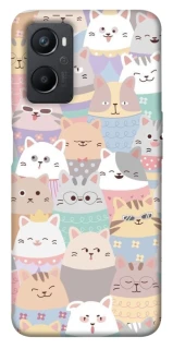 Чехол на Oppo A96 Funny Kittens ver.2 фото 1 из 1