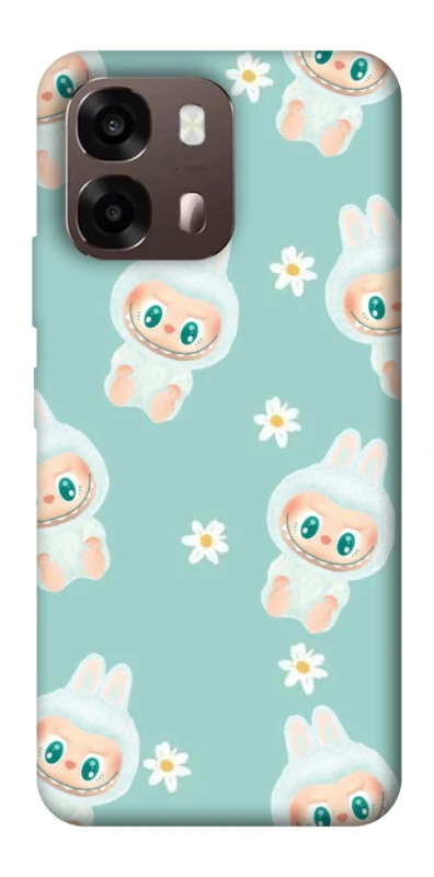 Чохол на Oppo A6 Labubu Green фото 2 з 2