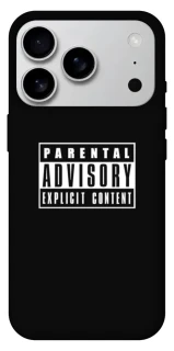 Чохол на Apple iPhone 17 Pro Max (6.9") Parental Advisory Label фото 1 з 1