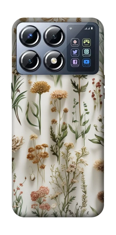 Чохол на Xiaomi POCO X8 Pro Floral design ver.2 фото 1 з 1
