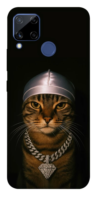 Чехол на Realme C15 Cat in Bling фото 1 из 1