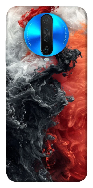 Чехол на Xiaomi Redmi K30 Black and Red фото 1 из 1