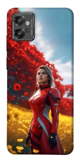 Чохол на Motorola Moto G32 Cyber space girl ver.5 фото 1 з 1