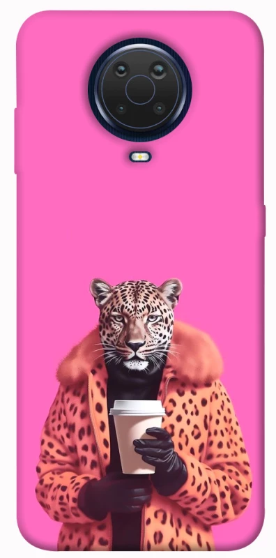 Чохол на Nokia G20 / G10 / 6.3 Леопард з кавою фото 1 з 1