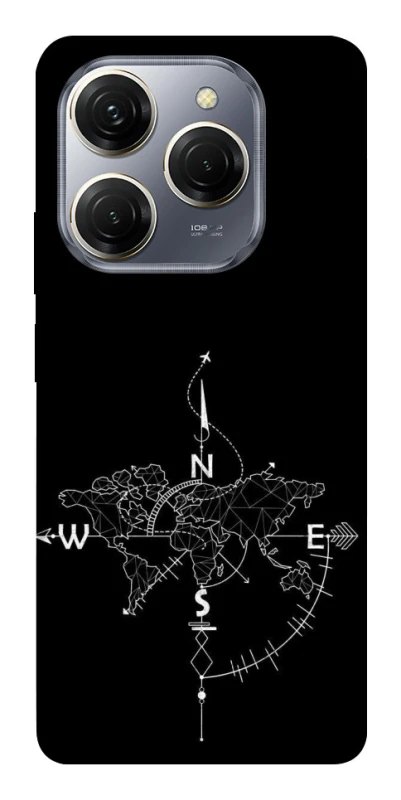 Чехол на TECNO Spark 20 Pro Travel Map фото 1 Чехол на TECNO Spark 20 Pro Travel Map фото 1 из 1