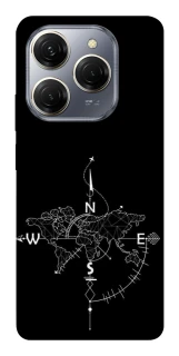 Чехол на TECNO Spark 20 Pro Travel Map фото 1 Чехол на TECNO Spark 20 Pro Travel Map фото 1 из 1