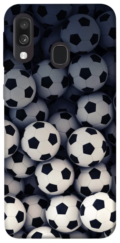 Чохол на Samsung Galaxy A40 (A405F) Футбольні м'ячи фото 1 з 1