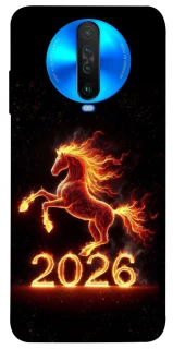Чохол на Xiaomi Poco X2 Red Fire Horse ver.1 фото 1 з 1