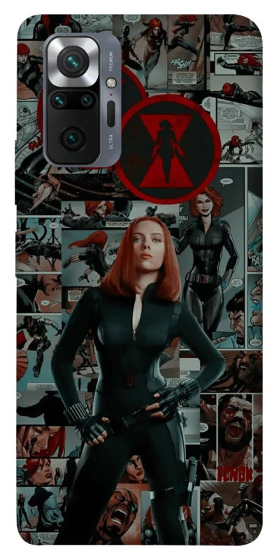 Чохол на Xiaomi Redmi Note 10 Pro Black Widow фото 1 з 1