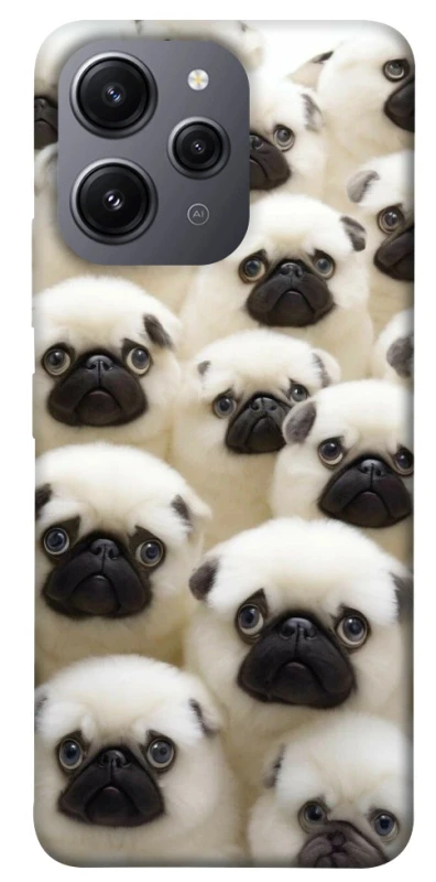 Чехол на Xiaomi Redmi 12 Doggy Pug Love фото 1 из 1