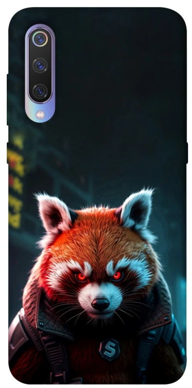 Чехол на Xiaomi Mi 9 Cyber Red Panda фото 1 из 1