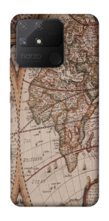 Чехол на Realme Narzo 50A Карта путешествий фото 1 из 1