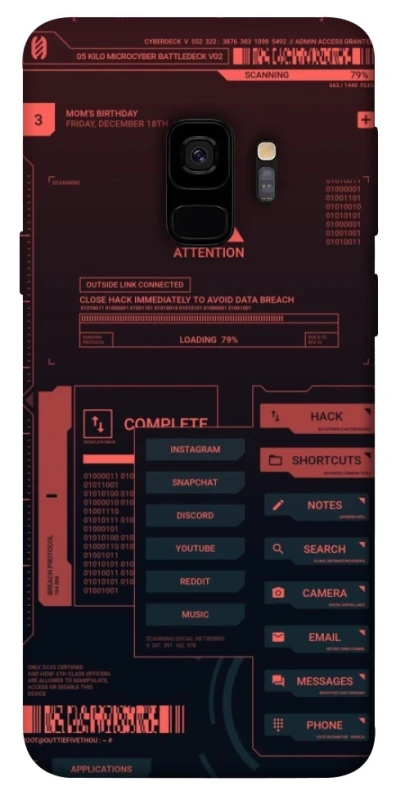 Чохол на Samsung Galaxy S9 Attention фото 1 з 1