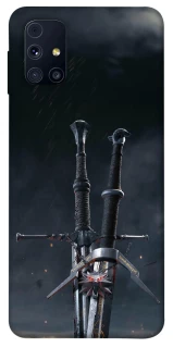 Чехол на Samsung Galaxy M31s Мечи Ведьмака фото 1 из 1