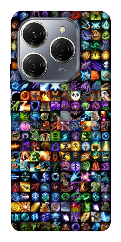 Чохол на TECNO Spark 20 Pro Abilities menu ver.1 фото 1 з 1