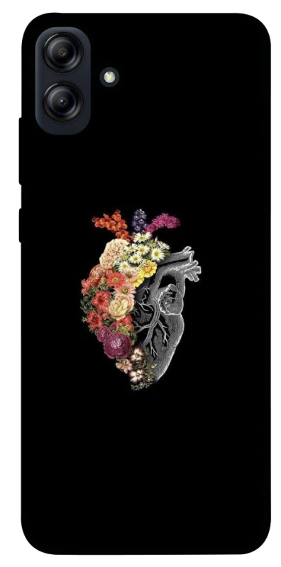 Чохол на Samsung Galaxy A04e Heart with flowers фото 1 з 1