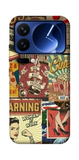 Чехол на Xiaomi Poco F7 Ultra Retro collage ver.2 фото 1 из 1