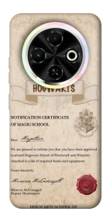 Чехол на TECNO Spark 30C The Hogwarts acceptance letter фото 1 из 1