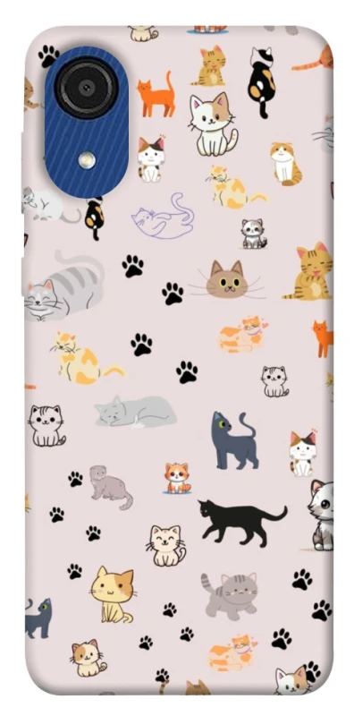 Чохол на Samsung Galaxy A03 Core Cat style ver.1 фото 1 Чохол на Samsung Galaxy A03 Core Cat style ver.1 фото 1 з 1