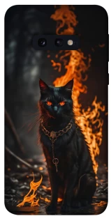 Чехол на Samsung Galaxy S10e Огненный кот фото 1 из 1
