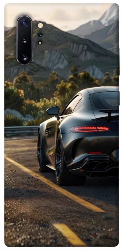 Чехол на Samsung Galaxy Note 10 Plus Car in the mountains фото 1 из 1